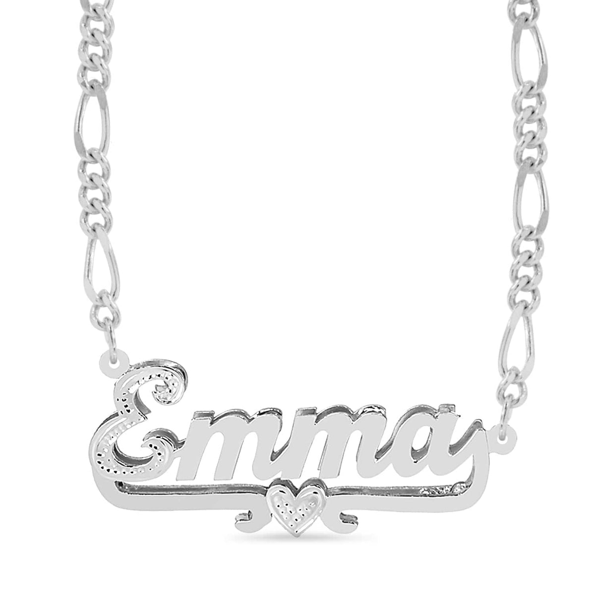 Double Plated Name Necklace &quot;Emma&quot;