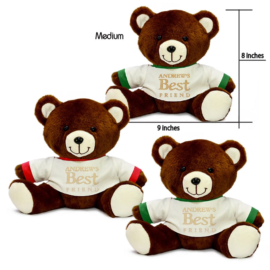3 Plush Teddy Bears With Option to Personalize