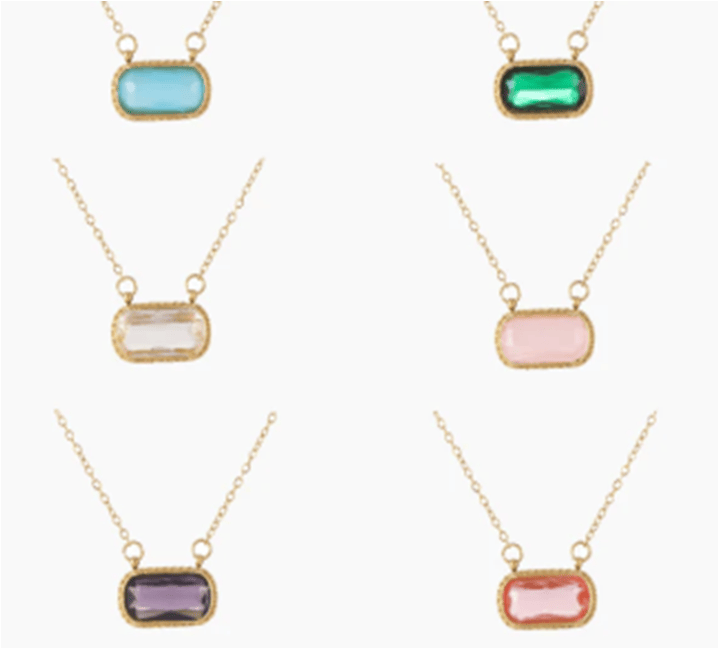 Gemstone Pendant Necklace