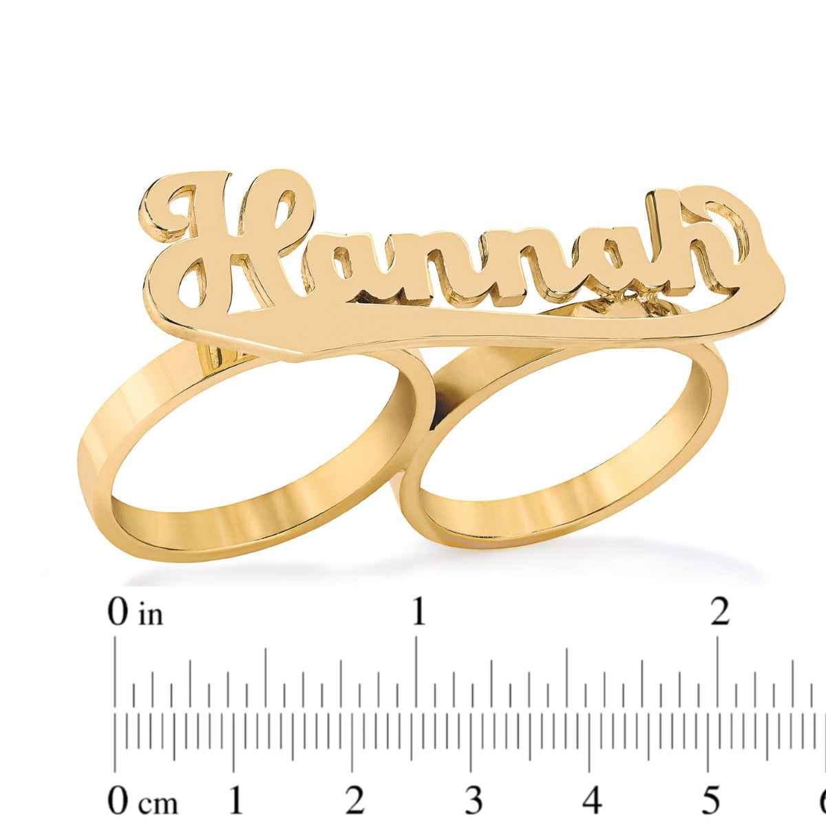 Double-Finger Name Ring
