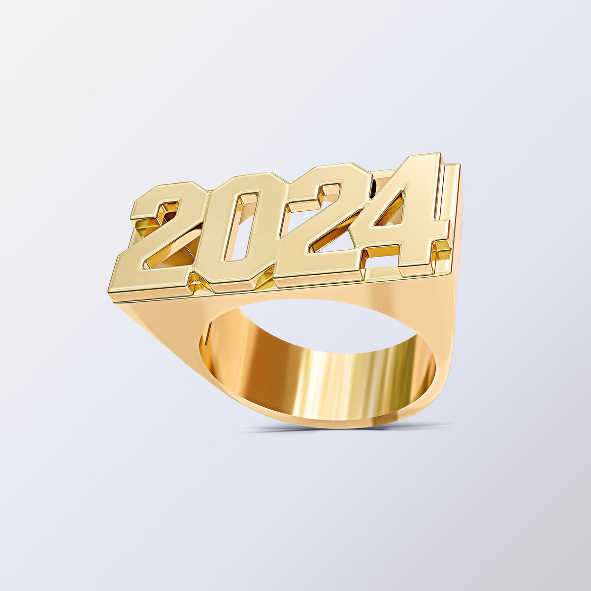 Personalized Year Number Ring