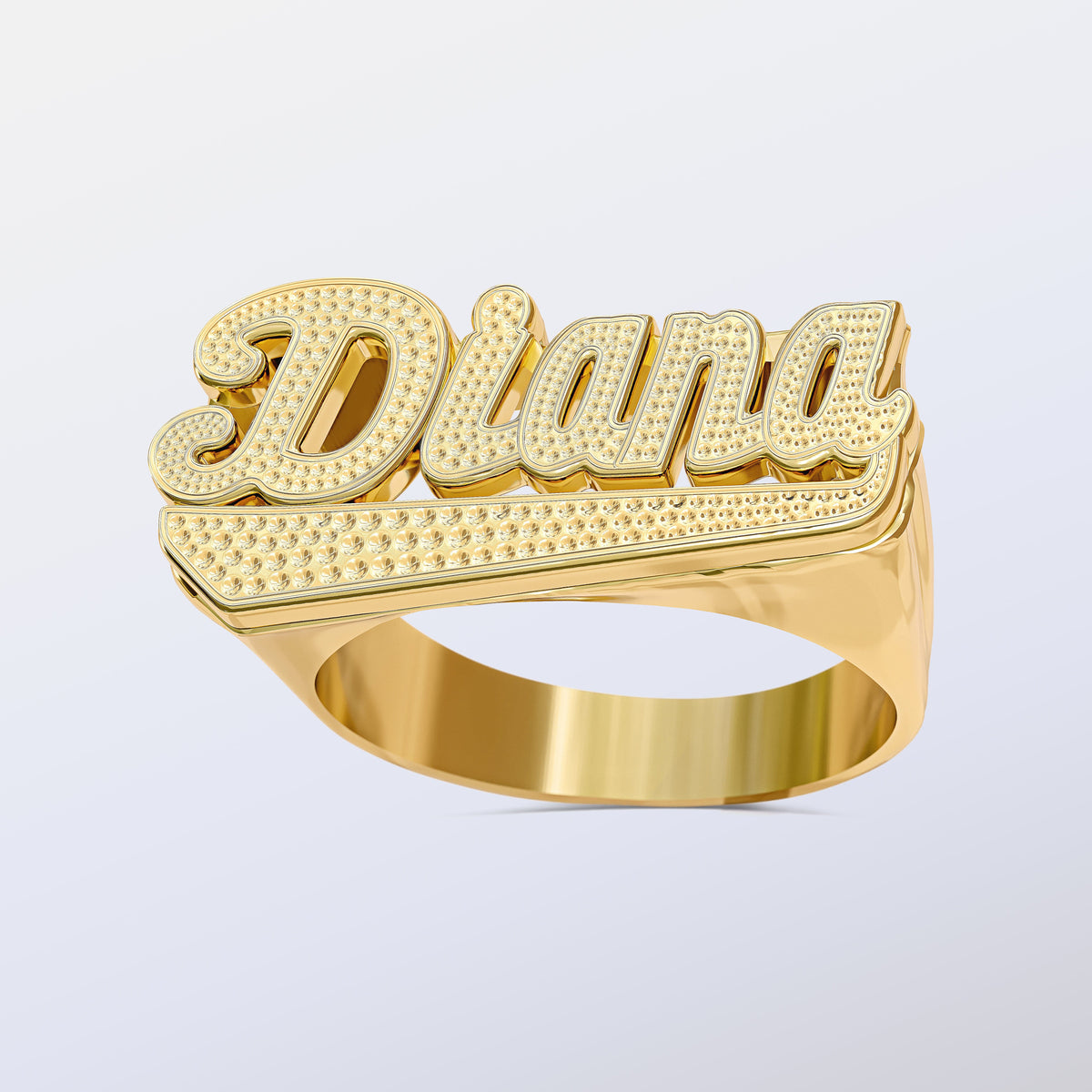 Personalized Name Ring w/ Beading