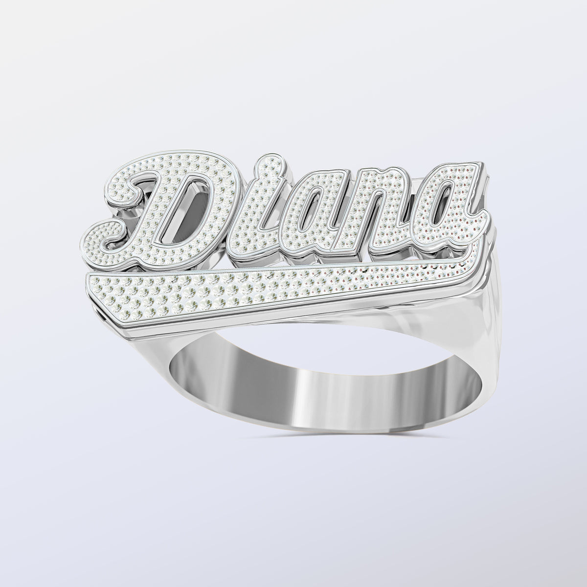 Personalized Name Ring w/ Beading
