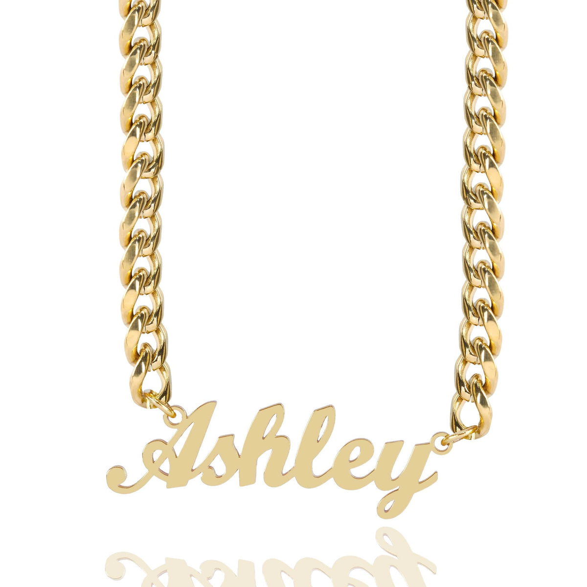 Personalized Single Name Nameplate Necklace