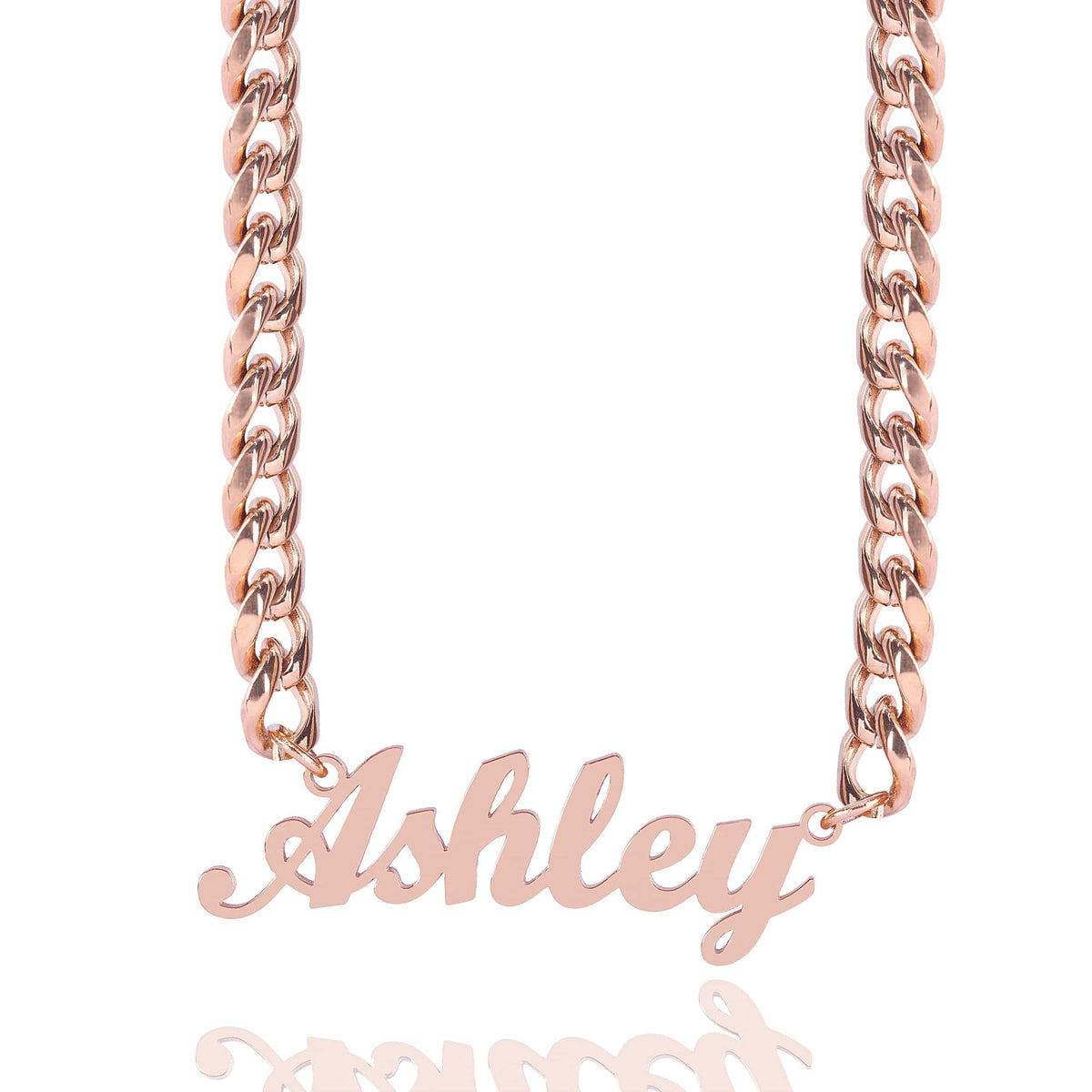 Personalized Single Name Nameplate Necklace