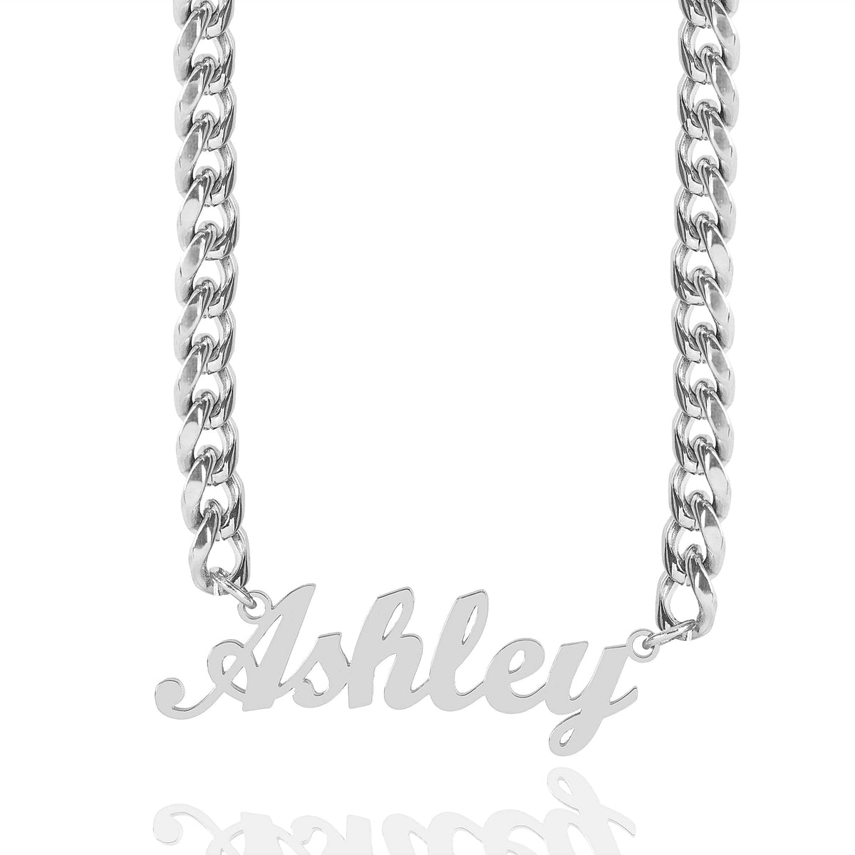 Personalized Single Name Nameplate Necklace