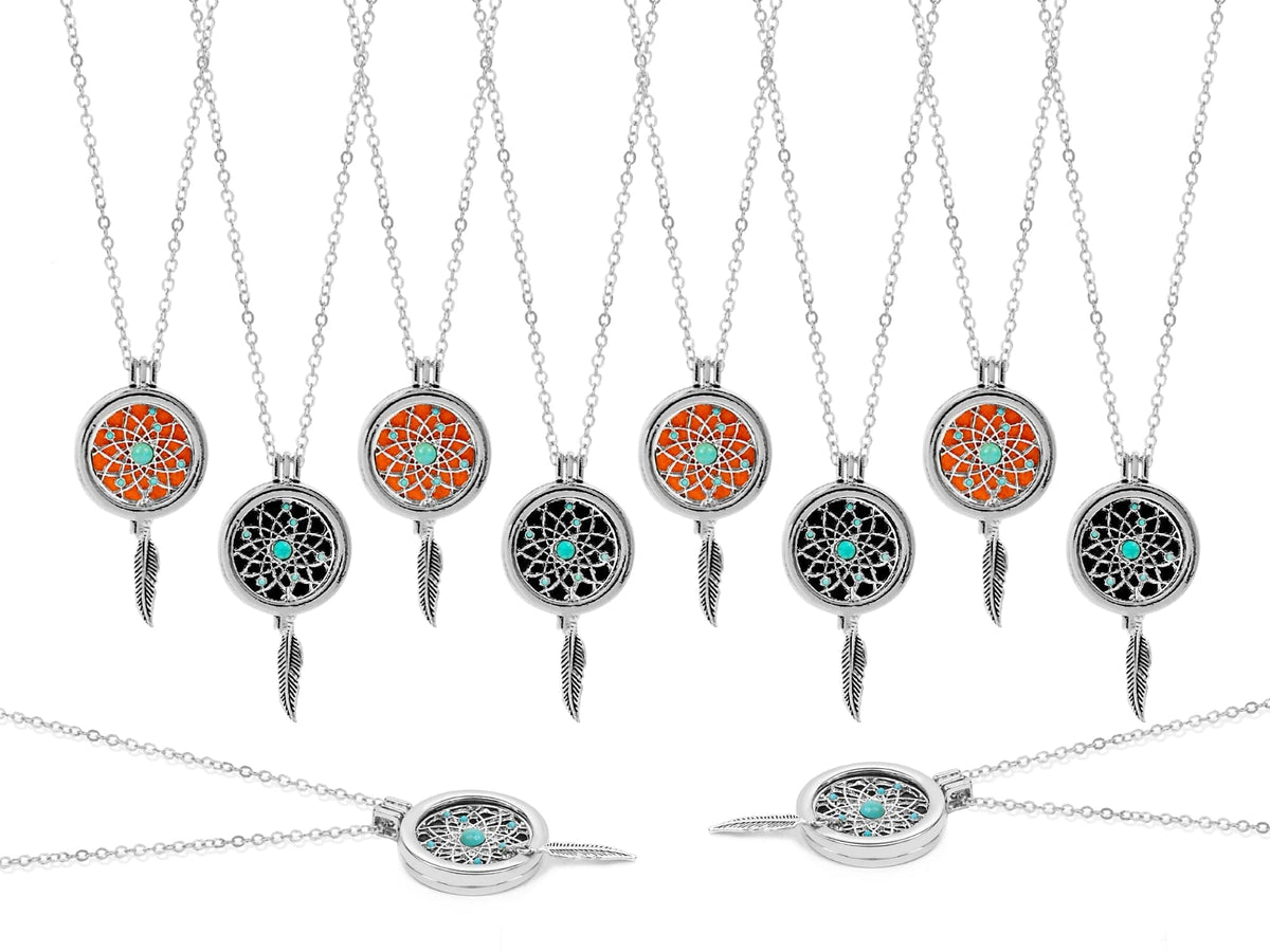 10 Aromatherapy Dream Catcher Necklaces