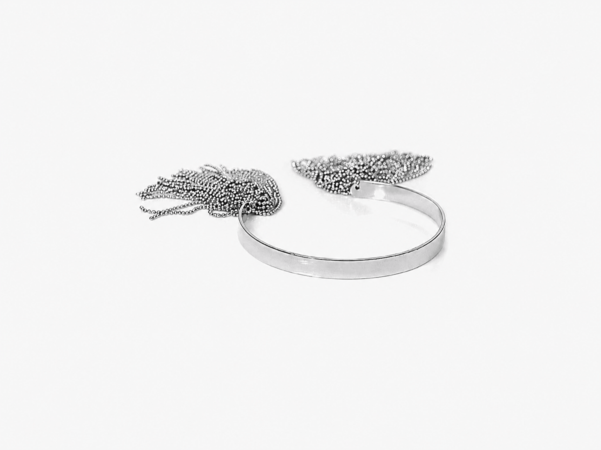 Fringe Bangles Stainless Steel