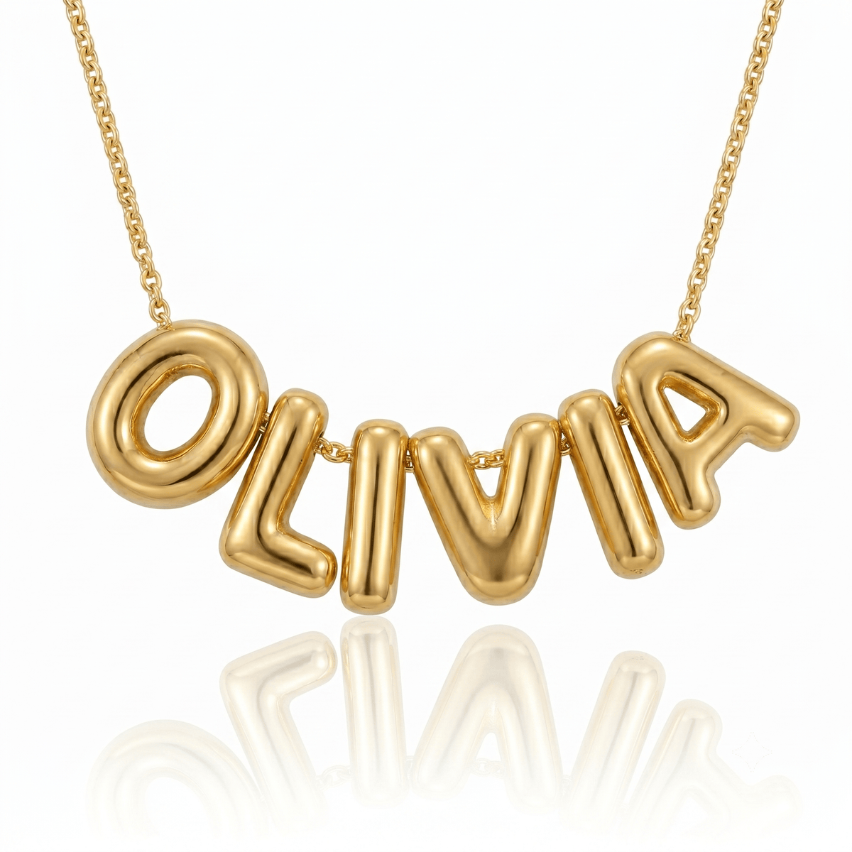 Spaced Letter Name Necklace