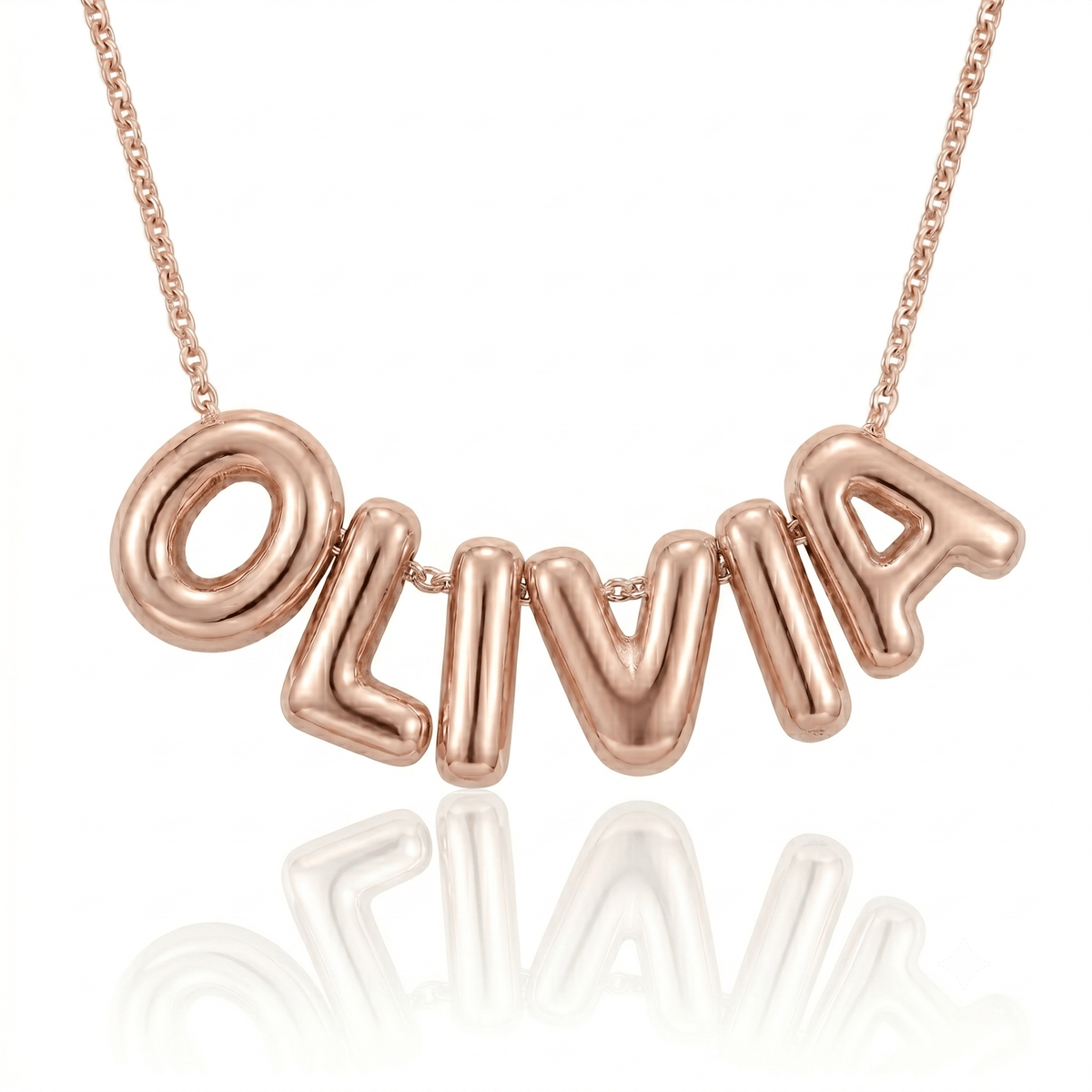 Spaced Letter Name Necklace