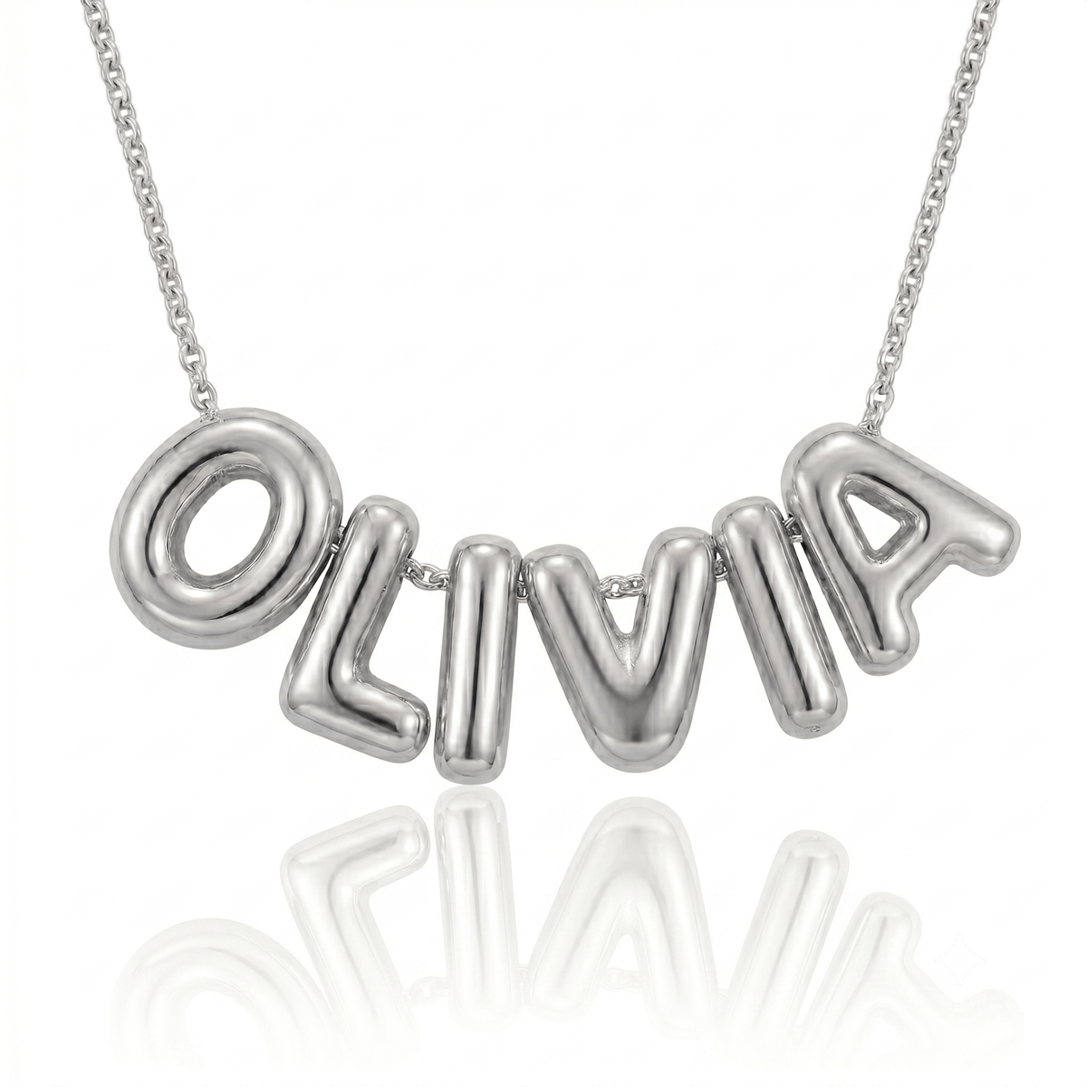 Spaced Letter Name Necklace