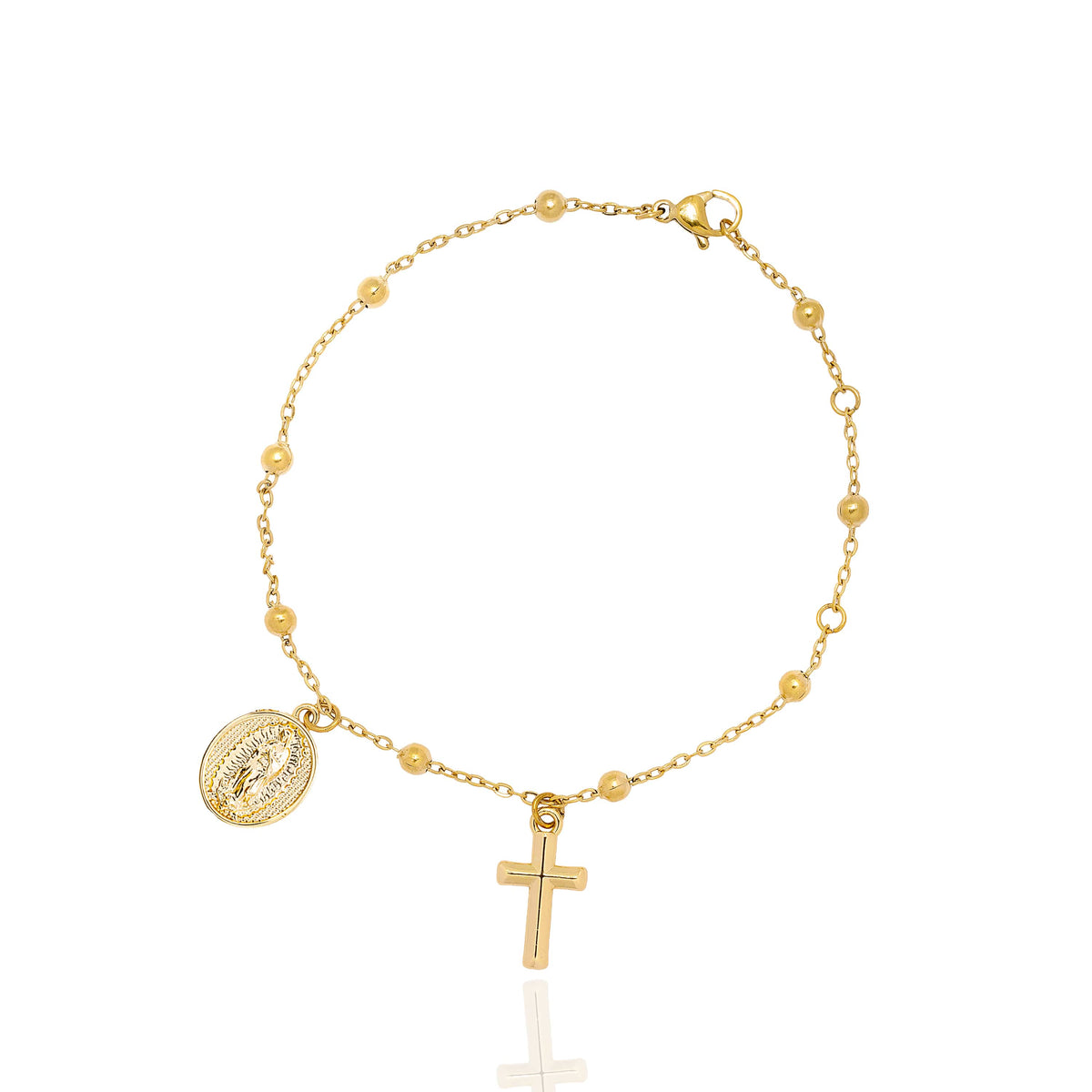 Classic Charm Rosary Bracelet