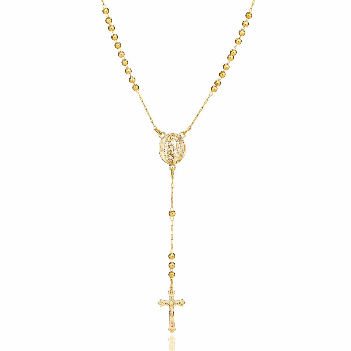 Rosary Cross Necklace