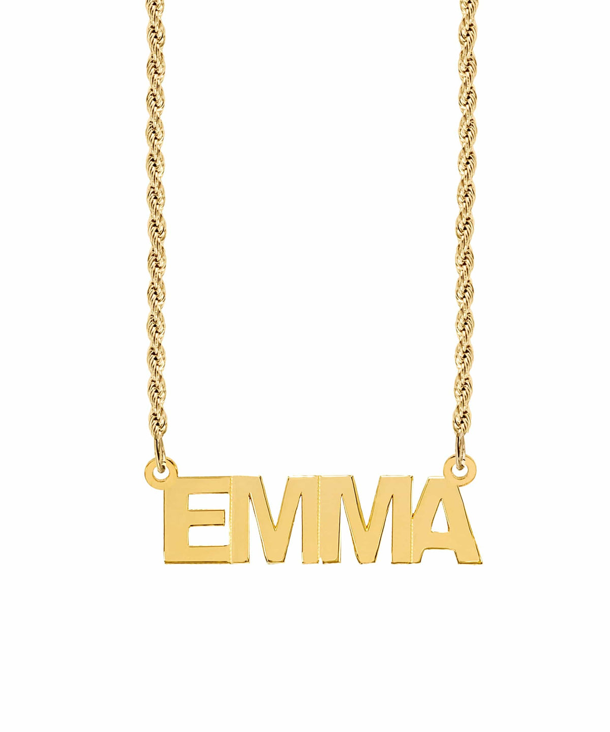 Single Nameplate Necklace