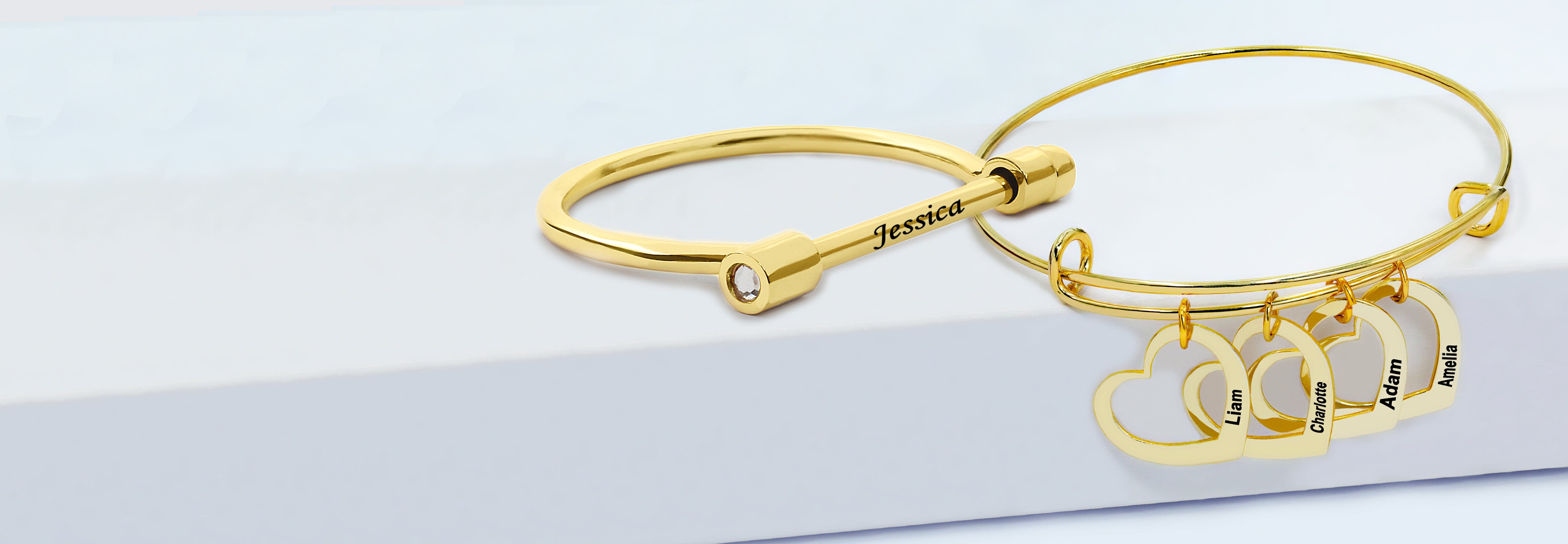 Adjustable Monogram Bangle 