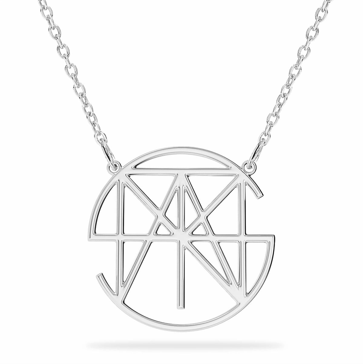 Custom Monogram Name Necklace