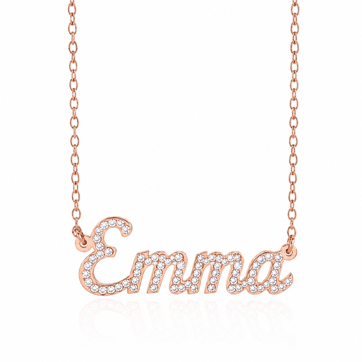 Lux Fully Iced Name Necklace