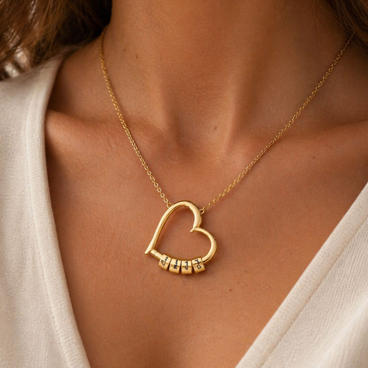 Eternal Mother's Heart Necklace