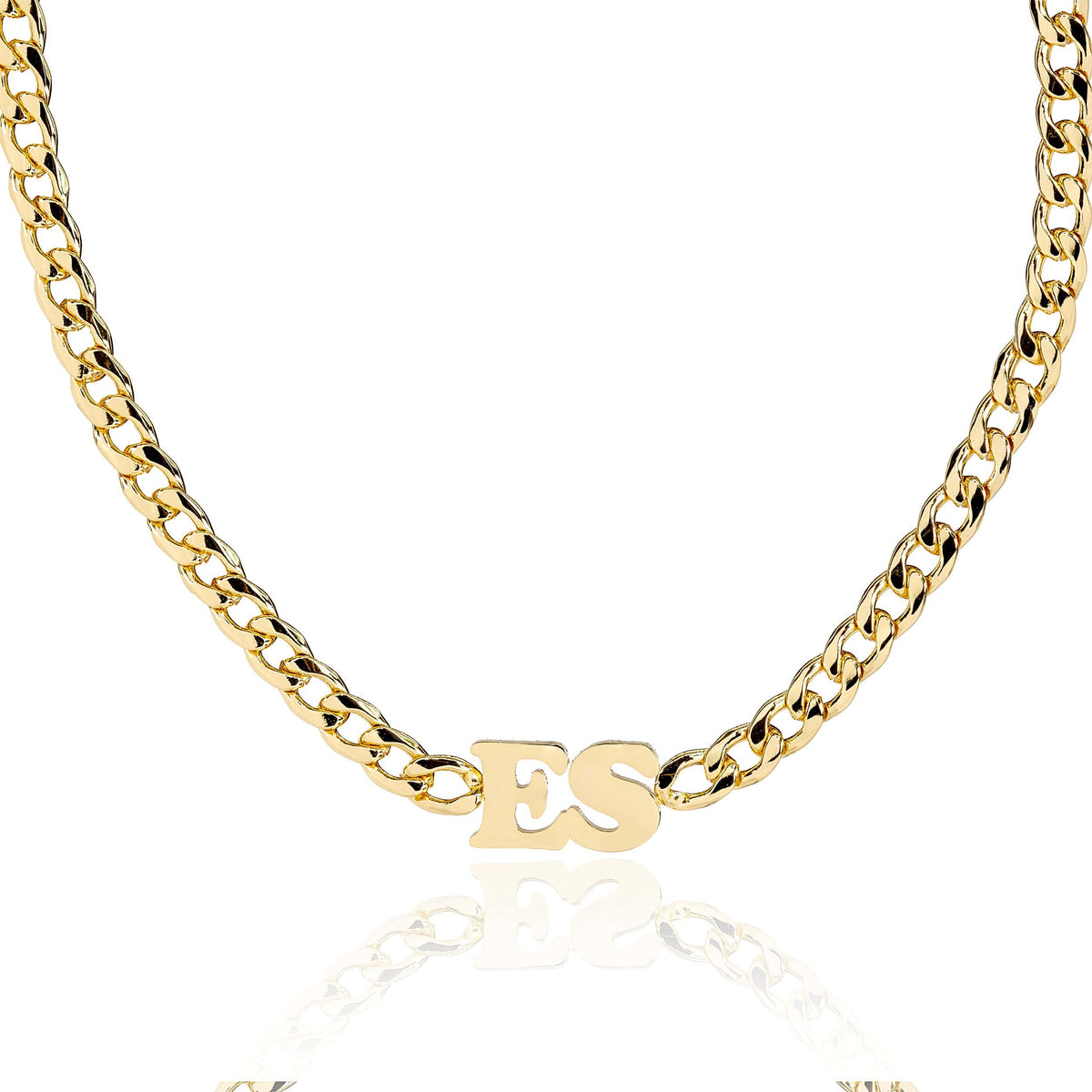 Personalized Bold Initial Necklace