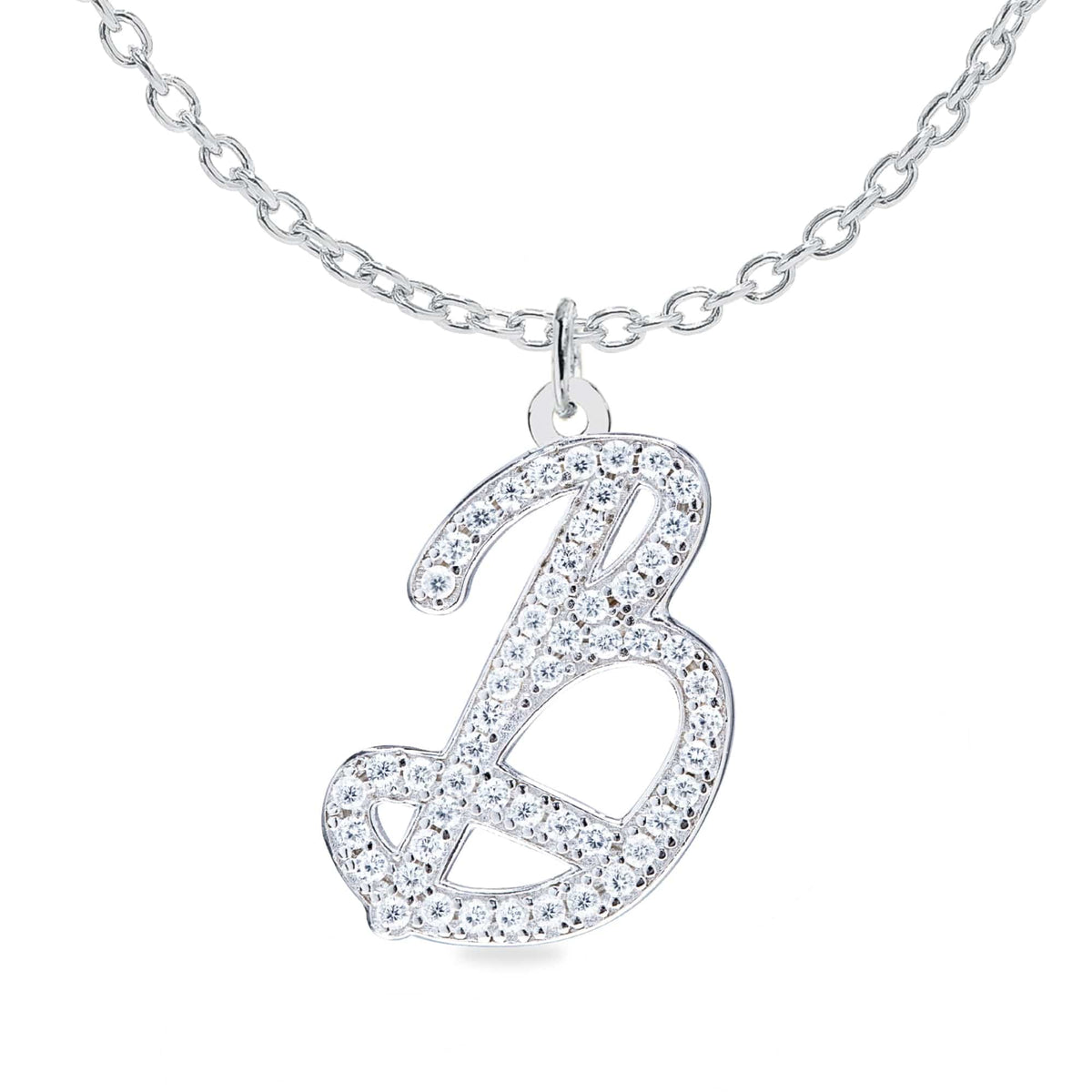 Personalized Diamond Initial Necklace