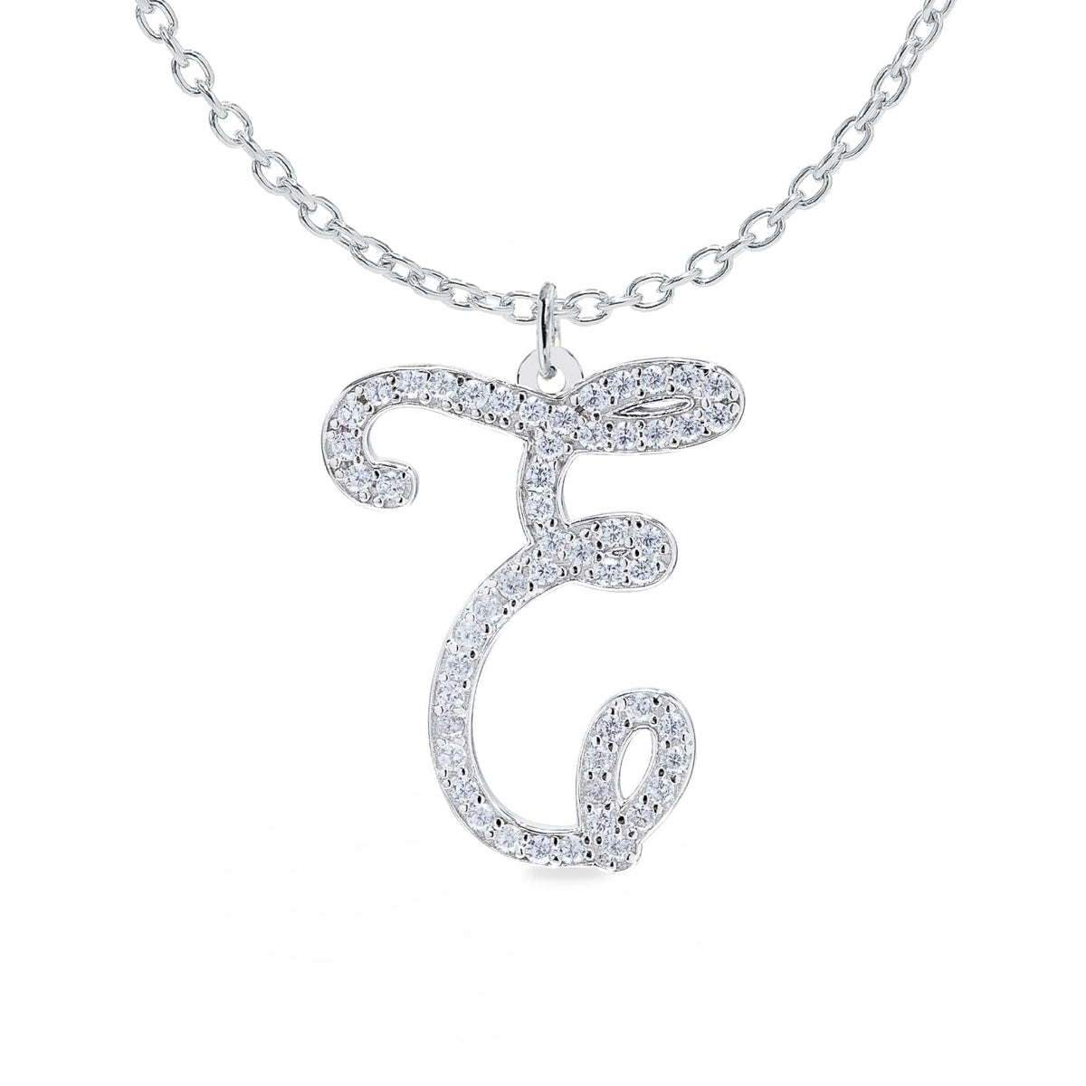 Personalized Diamond Initial Necklace