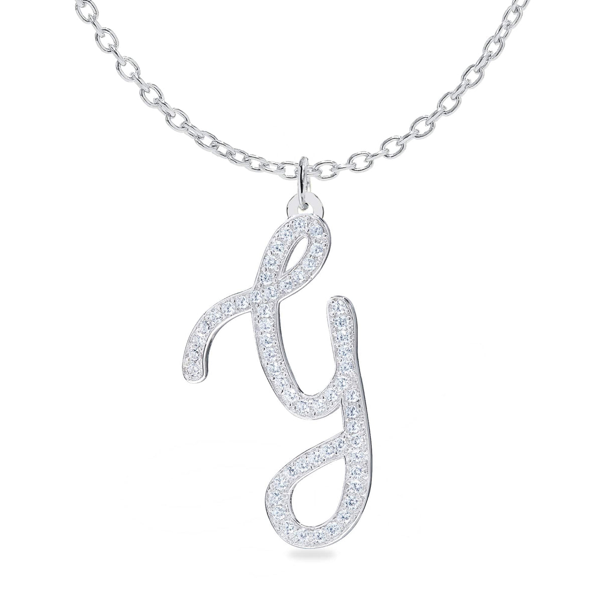 Personalized Diamond Initial Necklace