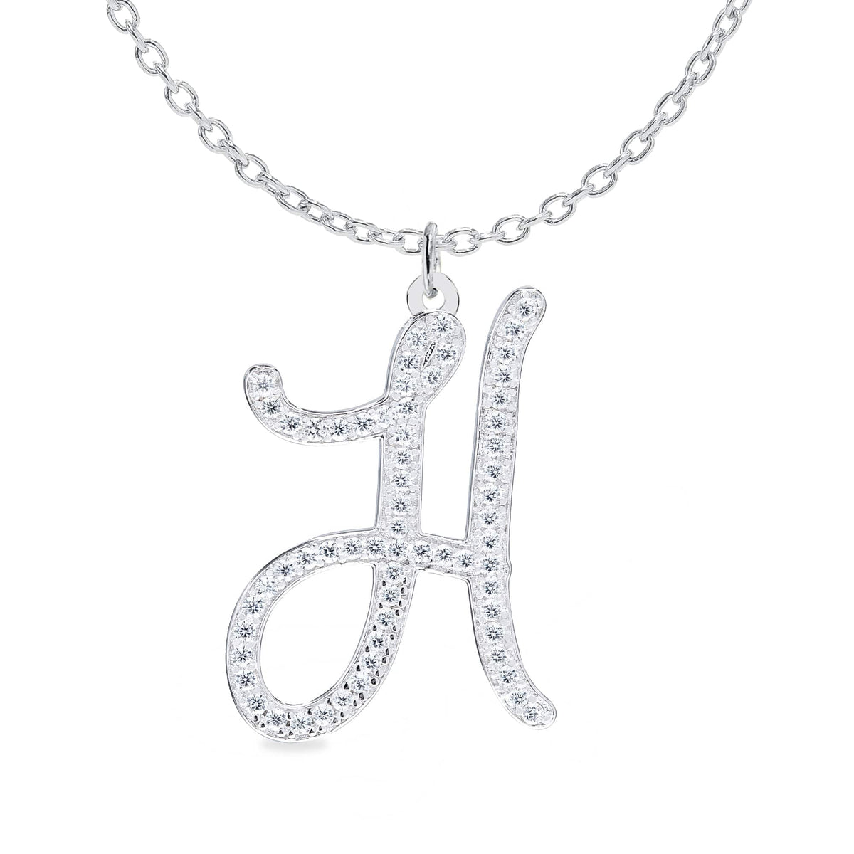 Personalized Diamond Initial Necklace