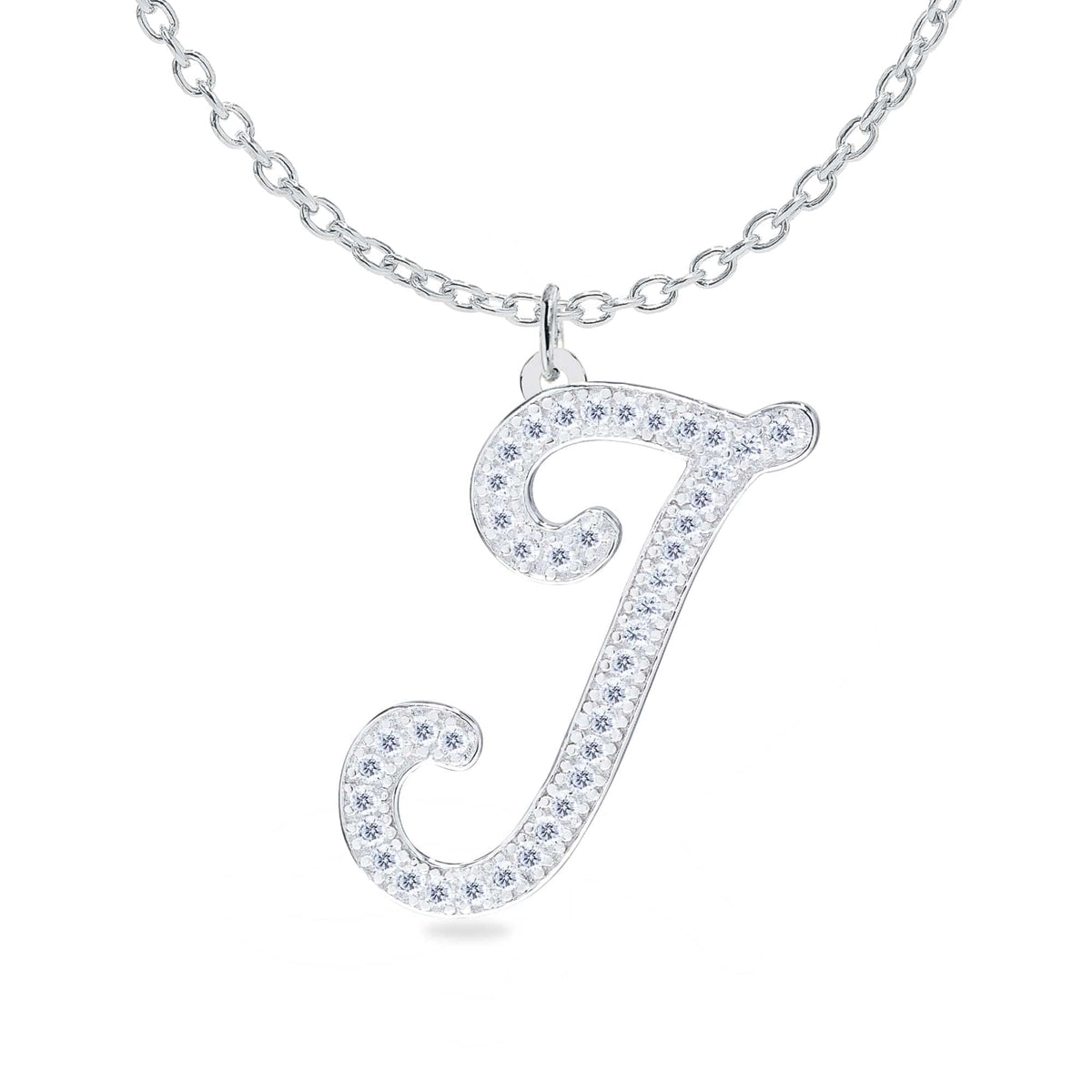 Personalized Diamond Initial Necklace