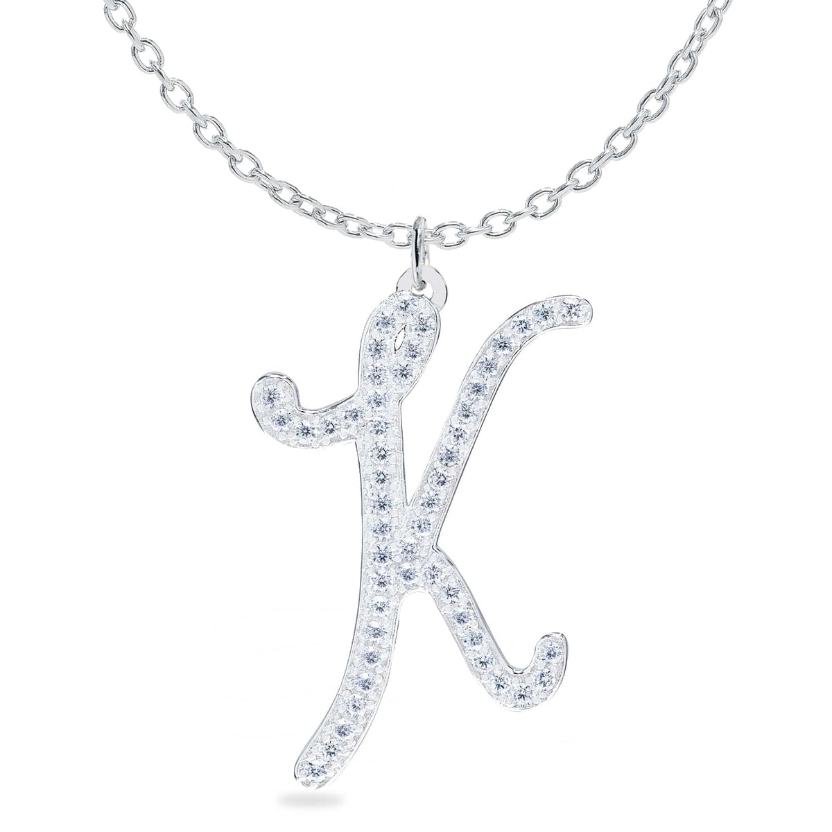 Personalized Diamond Initial Necklace