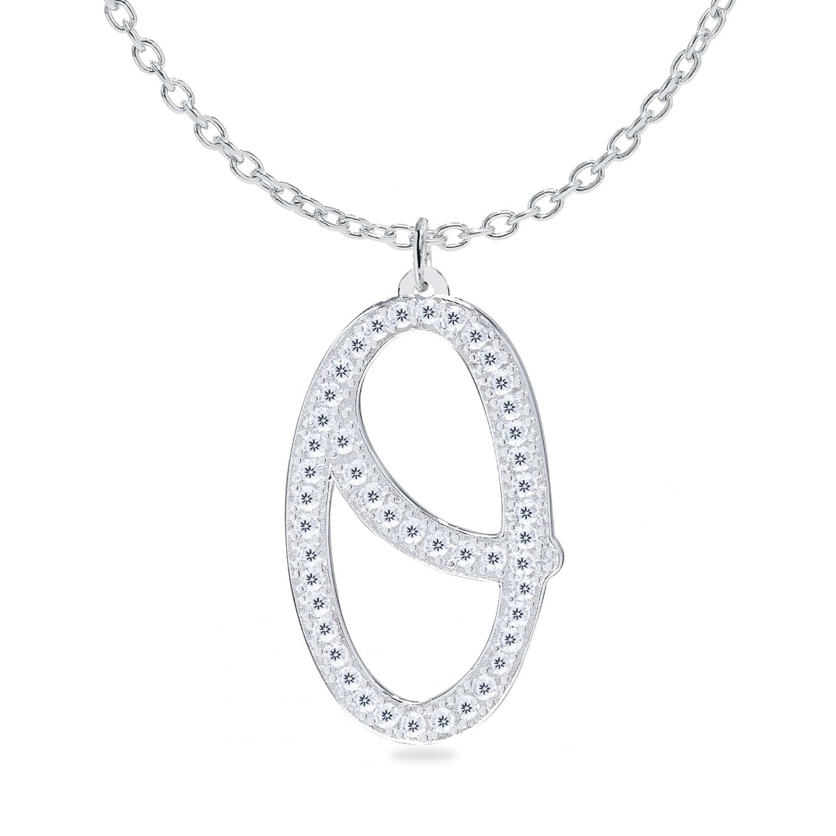 Personalized Diamond Initial Necklace