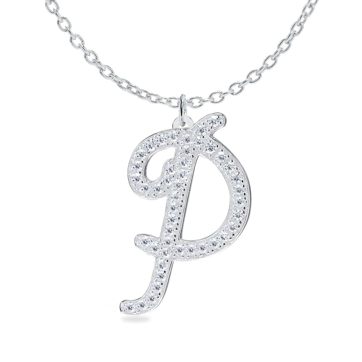 Personalized Diamond Initial Necklace