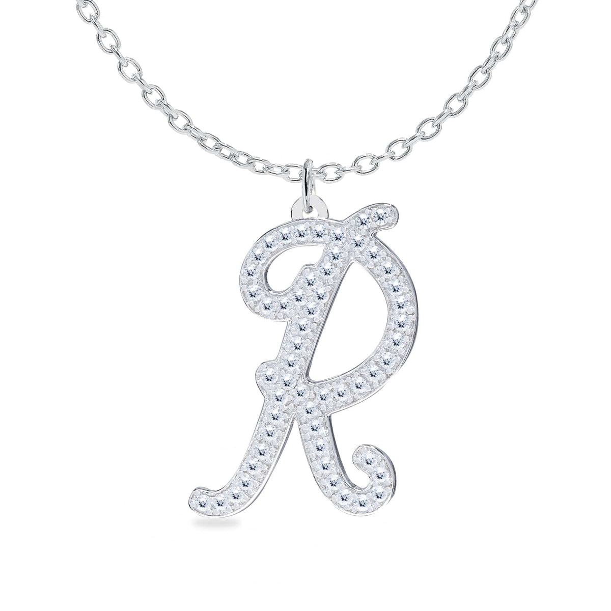 Personalized Diamond Initial Necklace