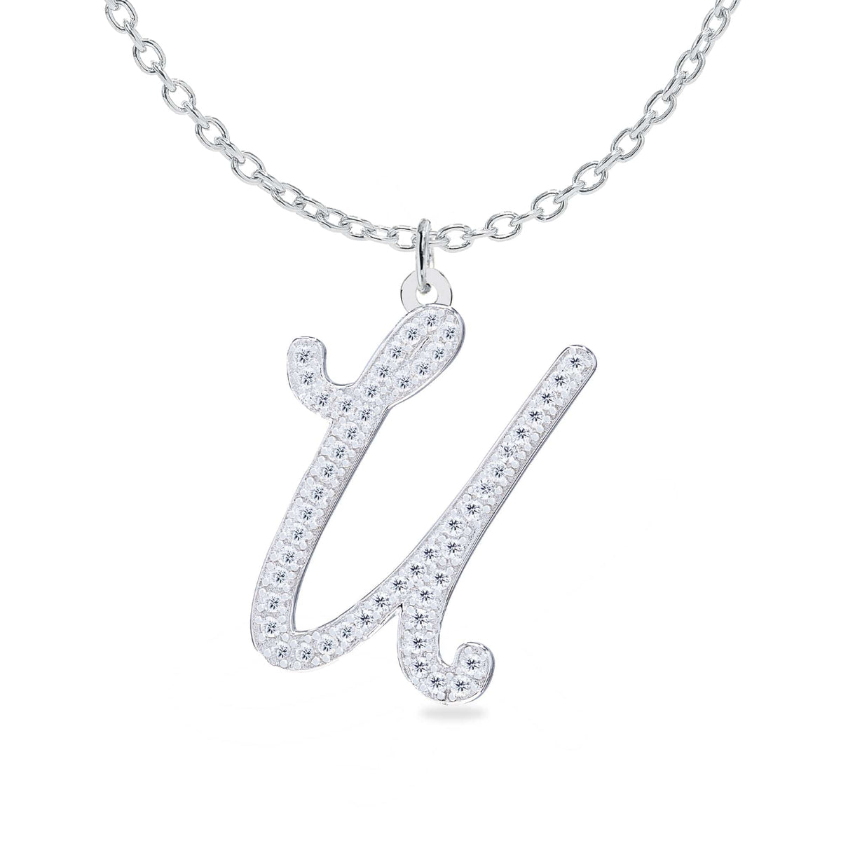 Personalized Diamond Initial Necklace