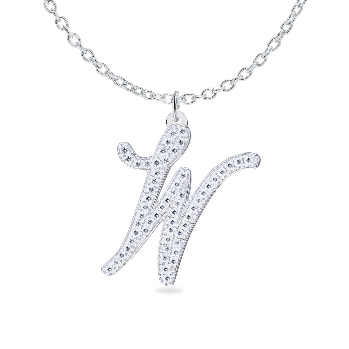 Personalized Diamond Initial Necklace