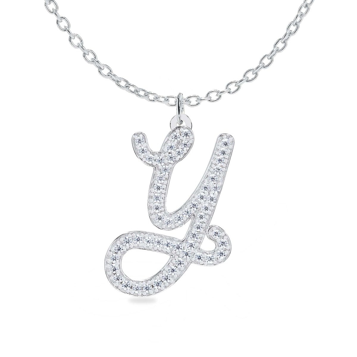 Personalized Diamond Initial Necklace