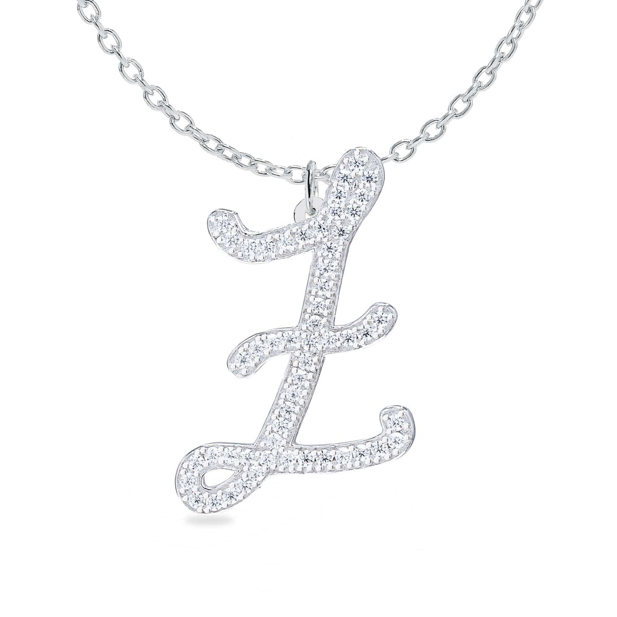 Personalized Diamond Initial Necklace