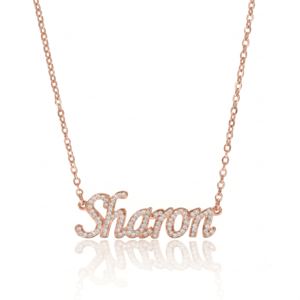 Ice out Personalized Single Name Necklace