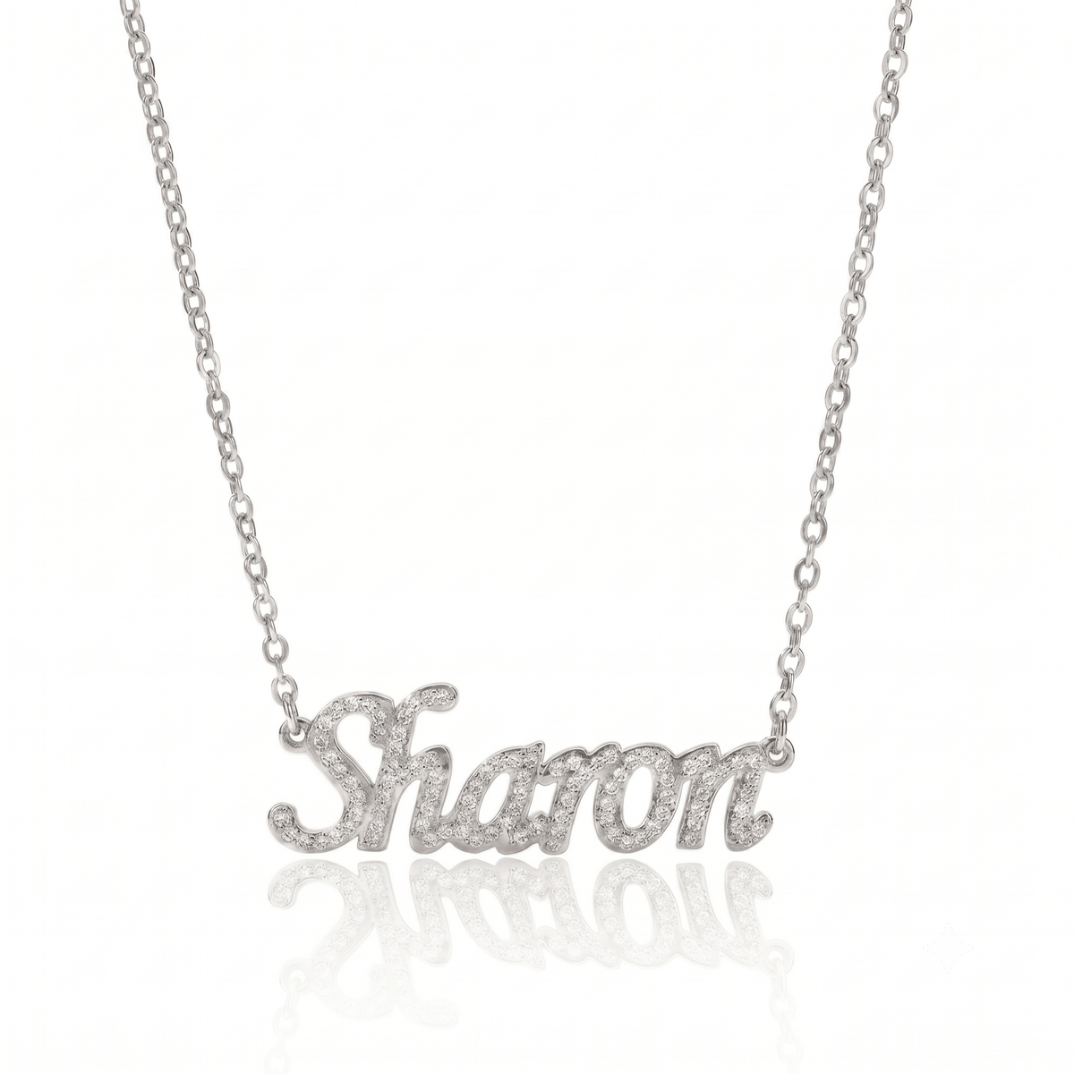 Ice out Personalized Single Name Necklace