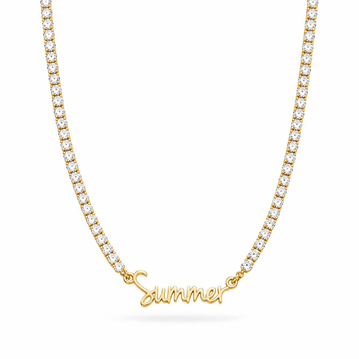 Personalized Tennis Chain Name Necklace