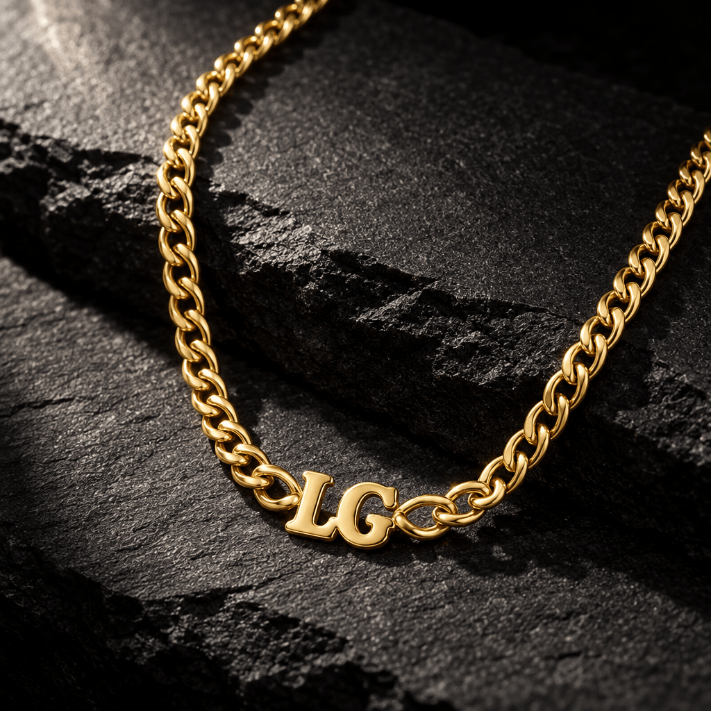 Personalized Bold Initial Necklace