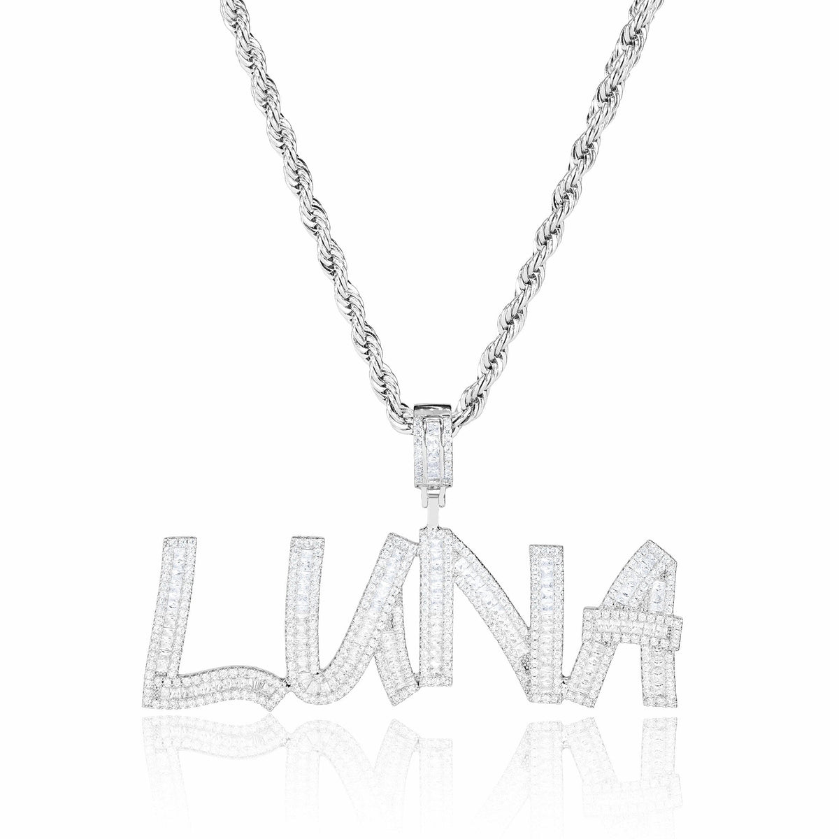 Personalized “KAY” Pendant Necklace