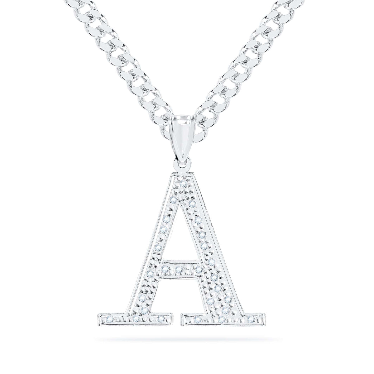 Diamond Custom Initial Necklace