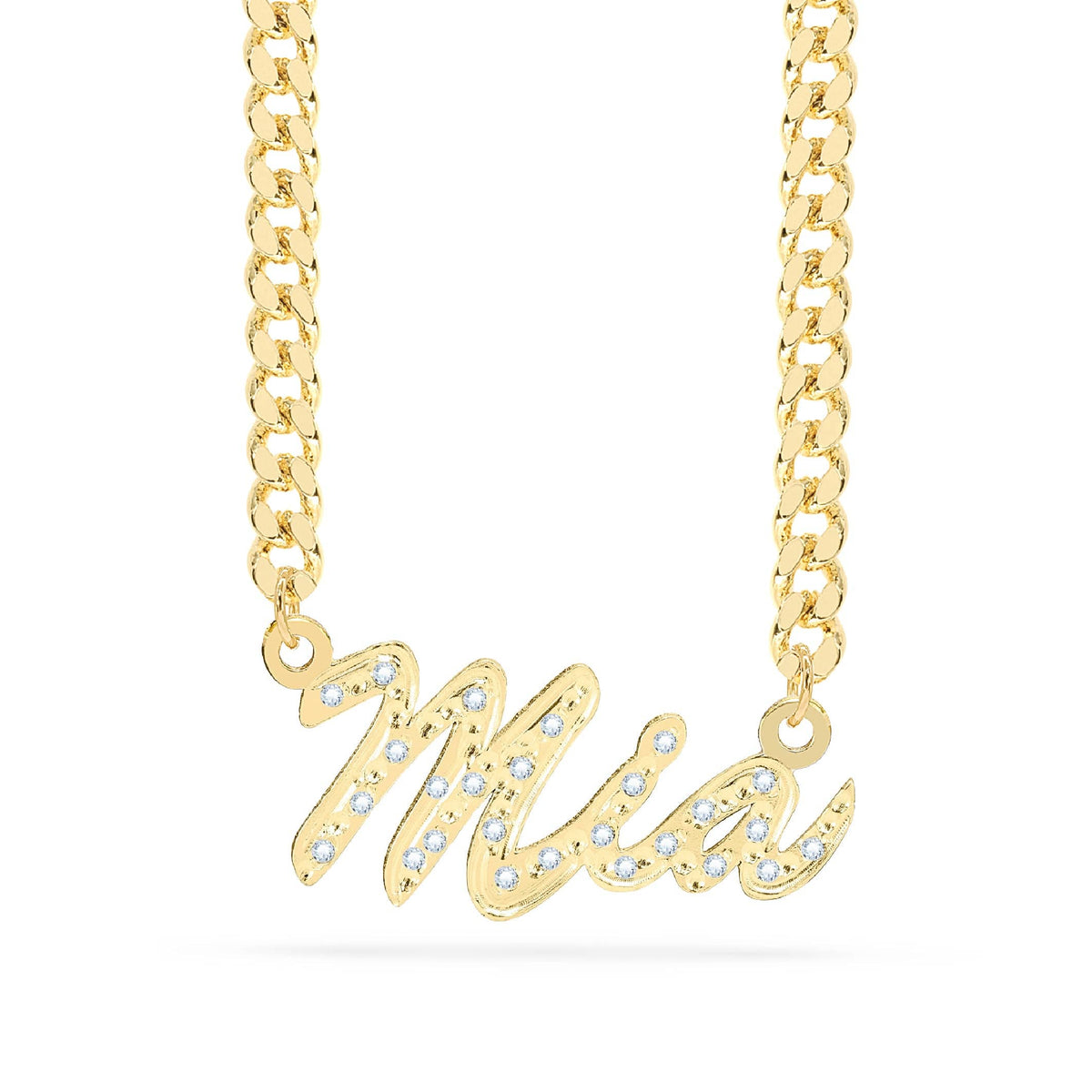Diamond Custom Name Necklace &quot;Mia&quot;