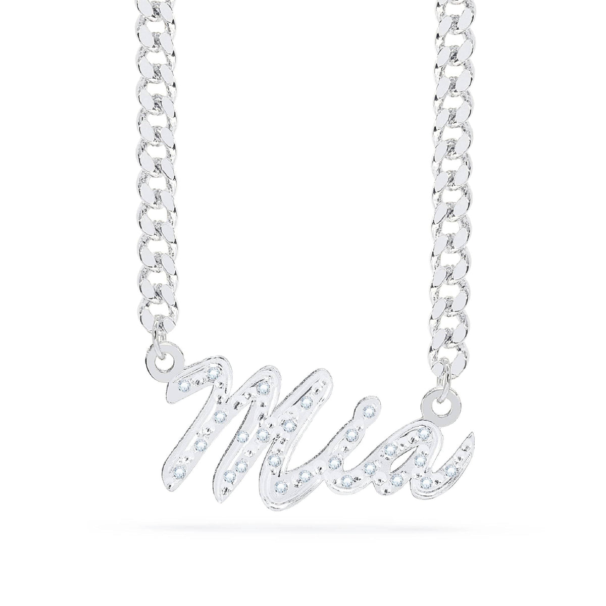 Diamond Custom Name Necklace &quot;Mia&quot;