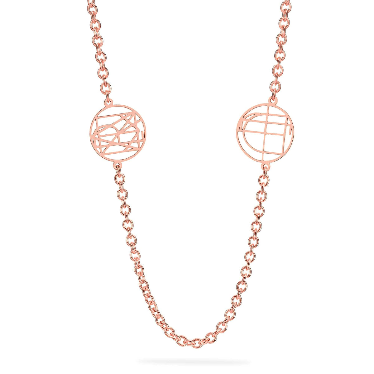 Custom Multi Name Monogram necklace
