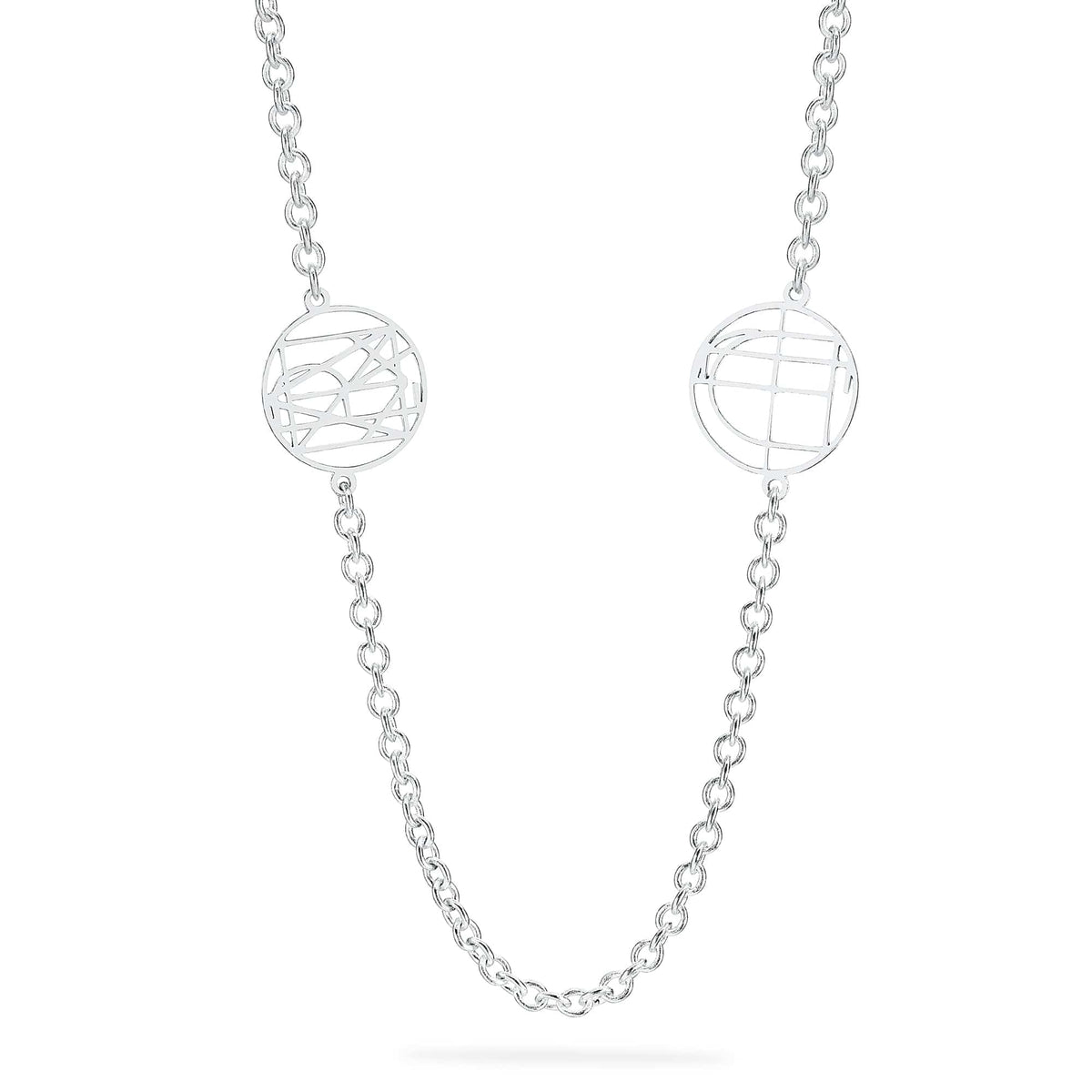 Custom Multi Name Monogram necklace