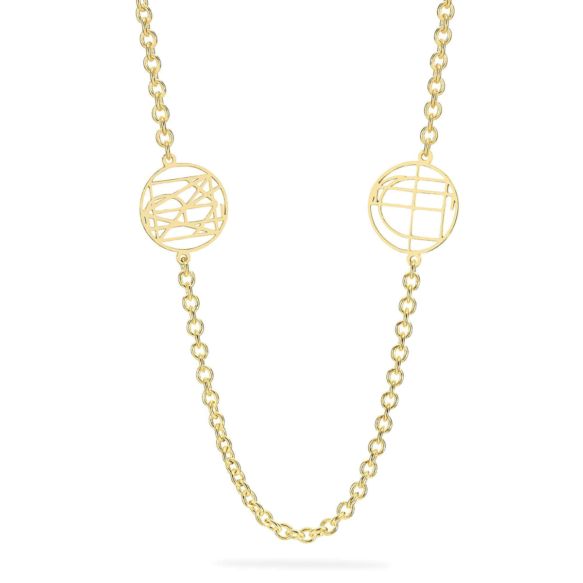 Custom Multi Name Monogram necklace