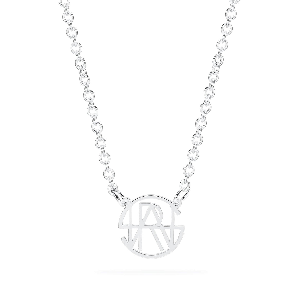 Custom Multi Name Monogram necklace