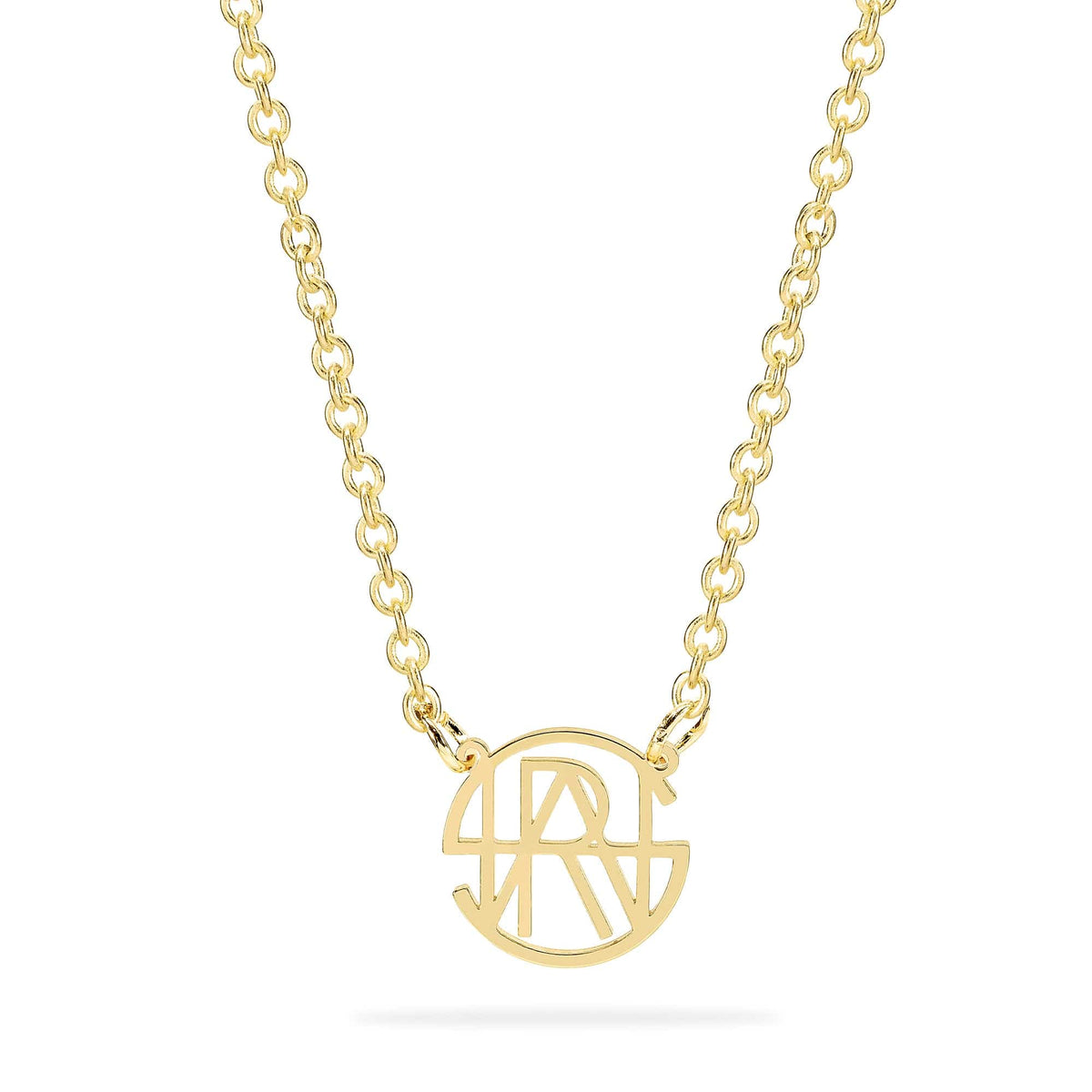 Custom Multi Name Monogram necklace
