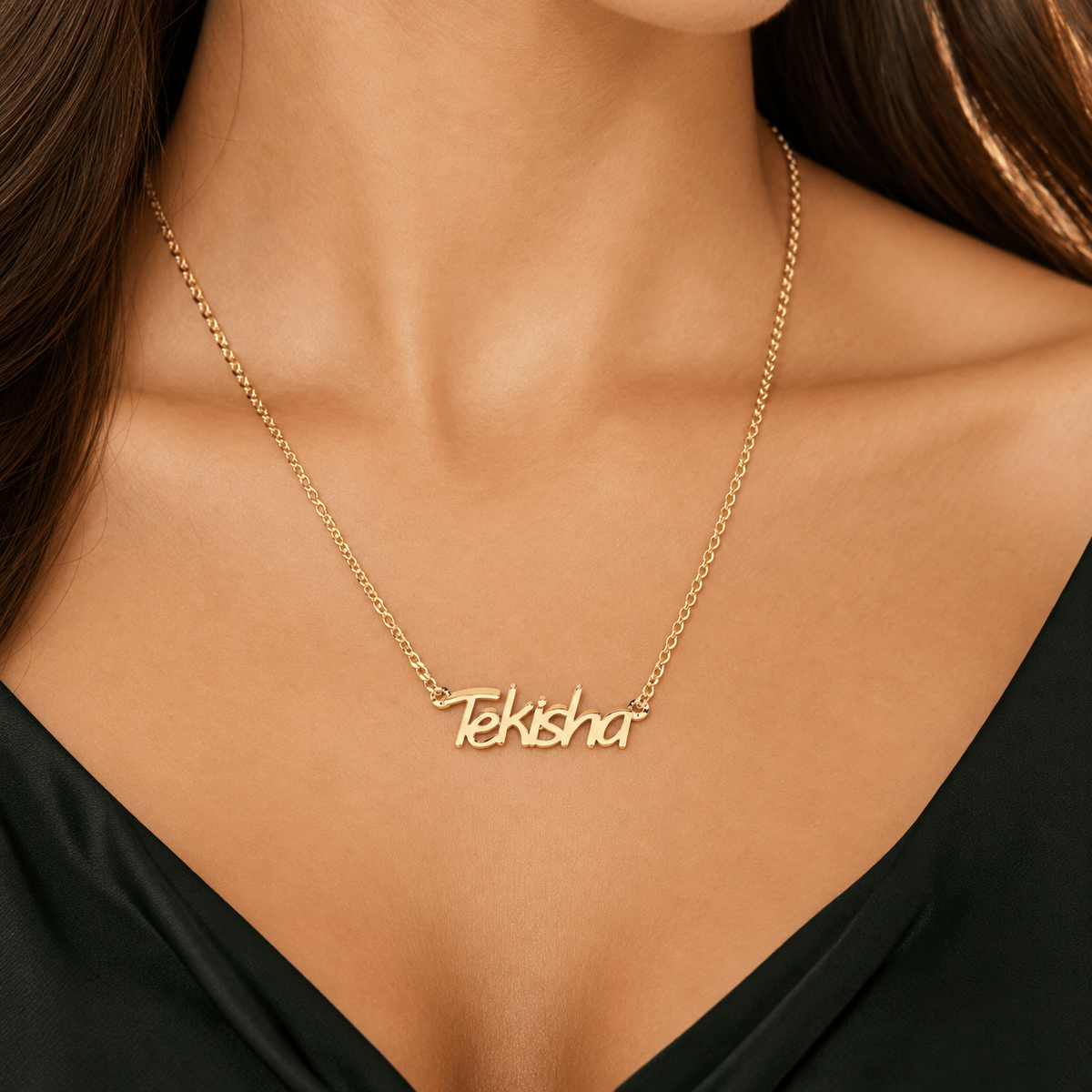 Personalized Script 3D Name Necklace